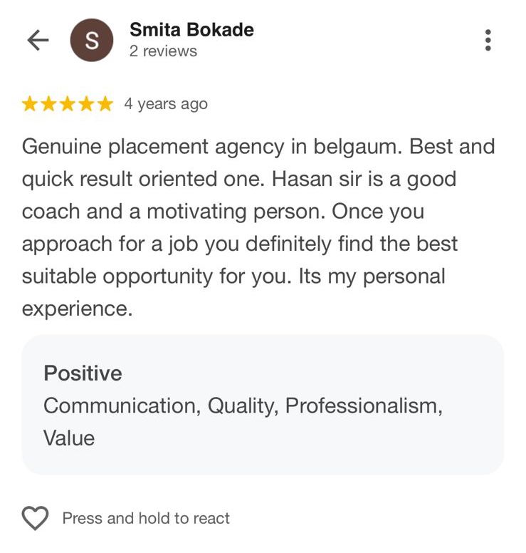 Positive feedback for communication training